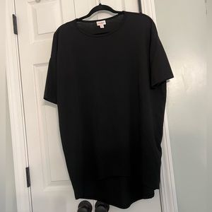 LulaRoe black short sleeve shirt size XS